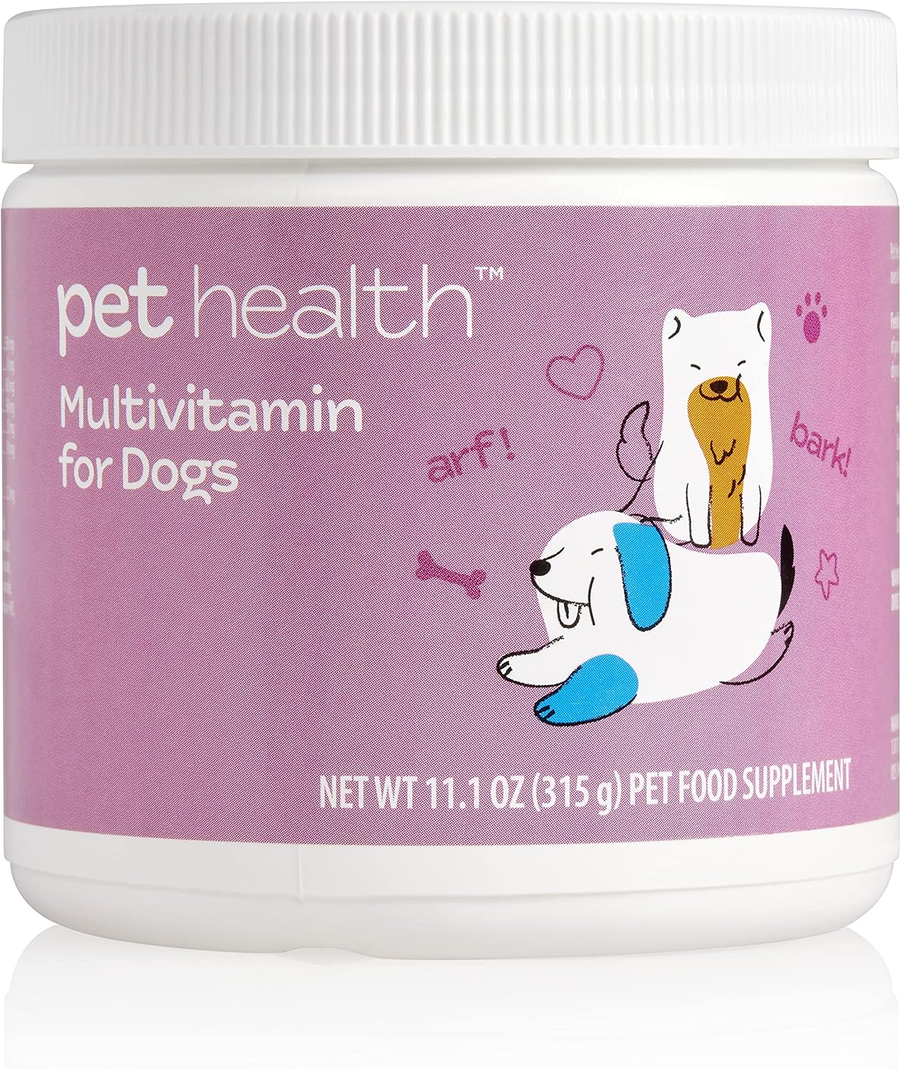 Multivitamínico para Perros – Vitaminas y Minerales Diarios – Sabor a Ternera en Polvo – Aprox. 90 Dosis