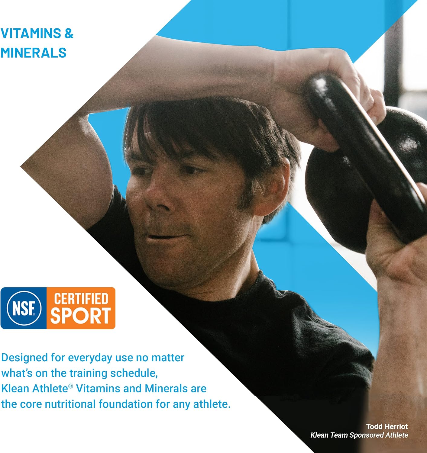 Klean Athlete Klean Multivitamin - Essential Nutrients and Antioxidants for Optimal Health - NSF Certified for Sport - 60 Tablets