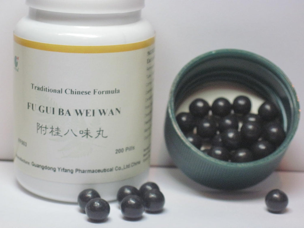 Fu GUI Ba Wei Wan - Fórmula de Ocho Rehmannias, Rehmannia 8, 200 comprimidos