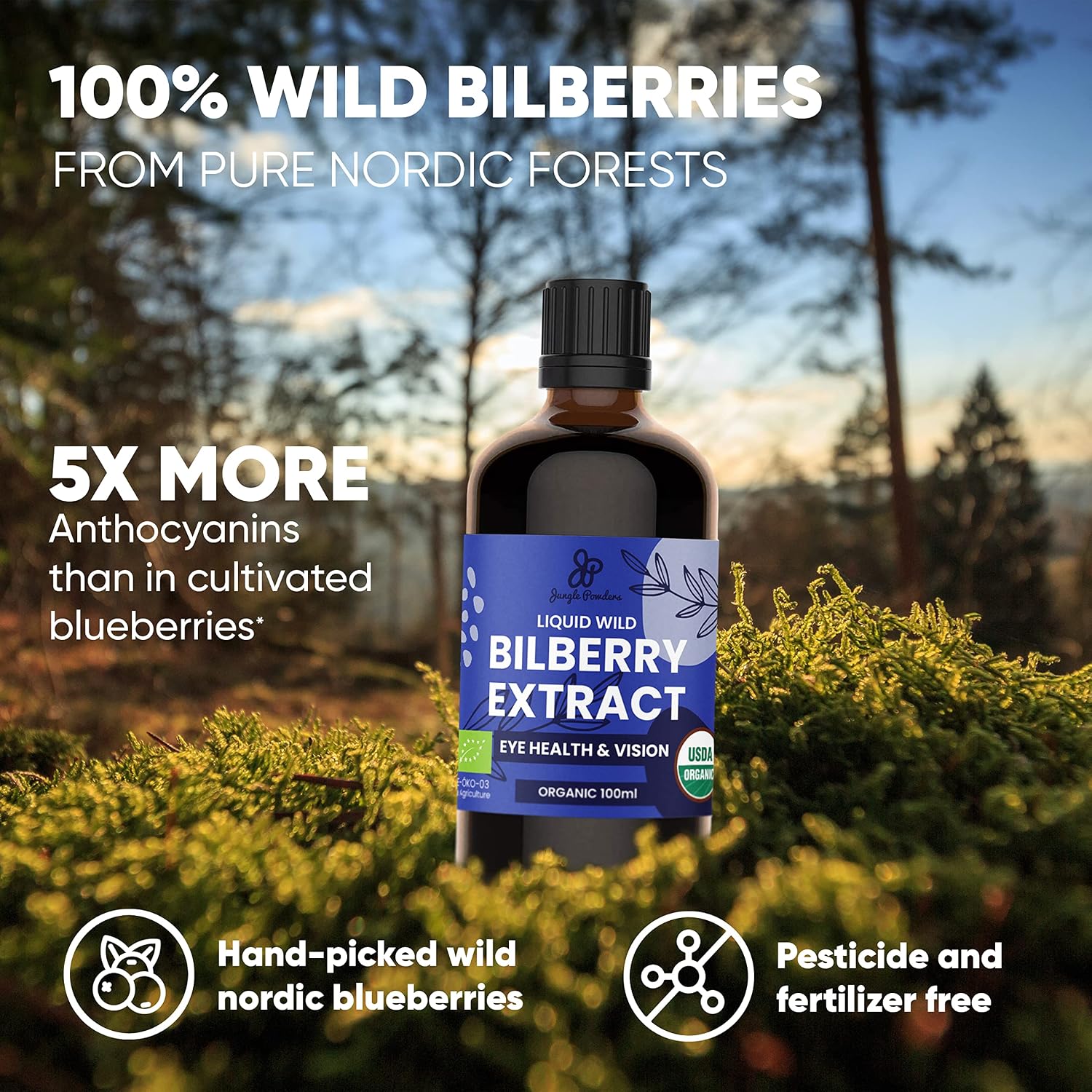 Extracto de Arándano Silvestre Ecológico - 2x100ml (Pack de 2)