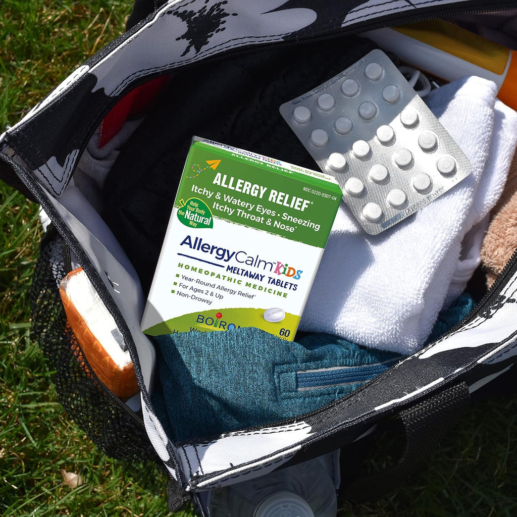 Boiron AllergyCalm Kids - 60 Comprimidos Bucodispersables para el Alivio de los Síntomas de Alergia y Fiebre del Heno en Niños