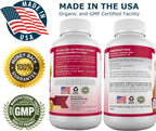 Amazing Cranberry Suplemento de Arándano para Perros - Apoyo Urinario y de Vejiga - 120 Masticables con Vinagre de Manzana para la Salud Inmunitaria - Sabor Bacon