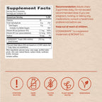 Nature's Way Brain Fuel Gummies - Gominolas para el apoyo cognitivo, con Cognigrape, vitaminas B6 y B12, sabor a uva, 60 unidades