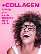 PINK Multivitamínico en Gominolas para Mujeres con Colágeno y Biotina - Sin Gluten y No Transgénico - Sabor Frutos Rojos