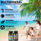 AyBet Sea Moss y Shilajit del Himalaya – Fórmula Herbal 22 en 1 con Ashwagandha, Cúrcuma, Jengibre – Minerales y Antioxidantes – Cápsulas Orgánicas, Halal, Veganas – 120 Unidades