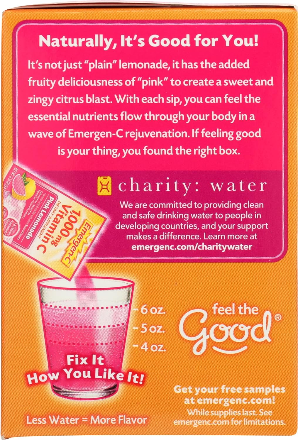 ALACER Emergen C Caja Rosa, 30 sobres