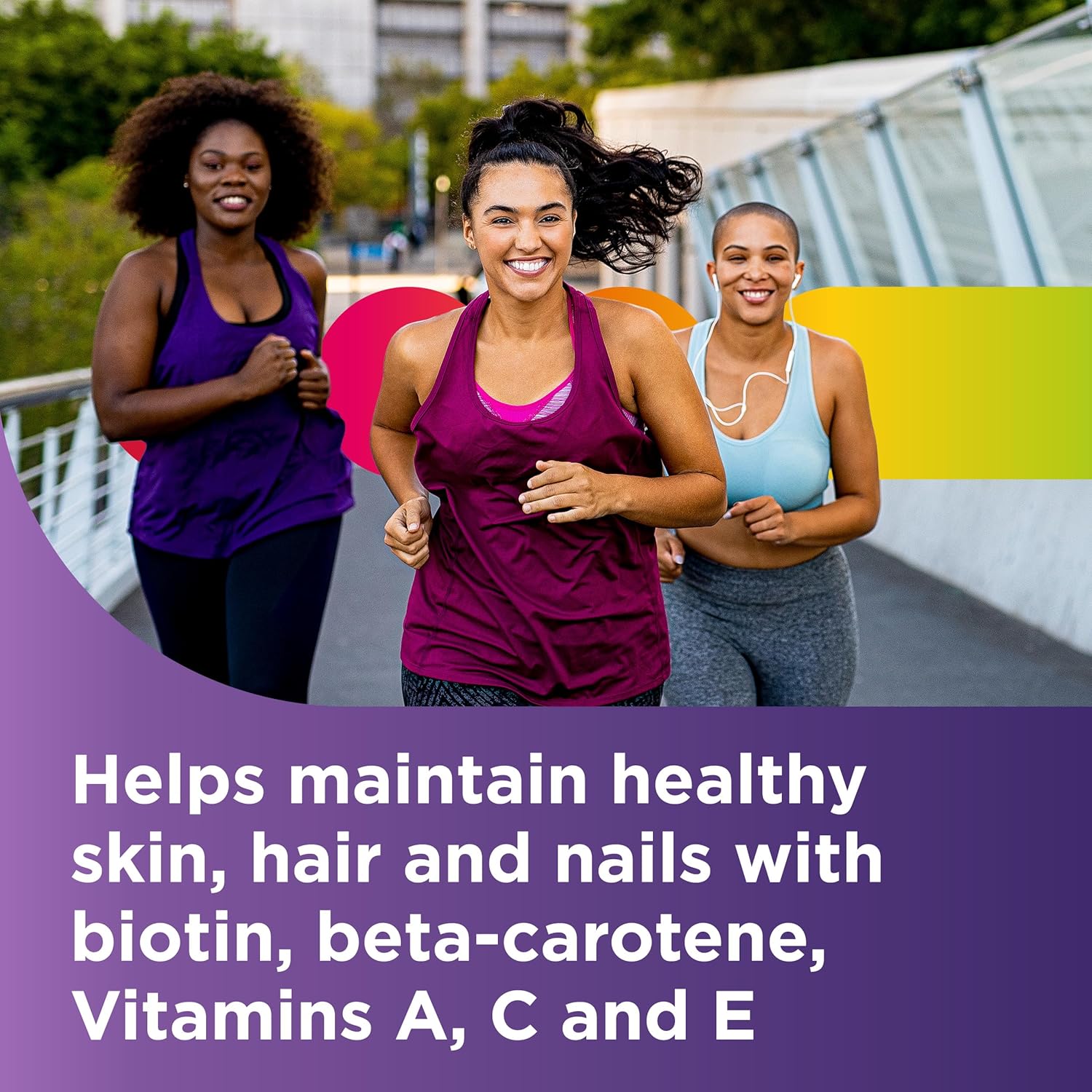 Centrum Multivitamínico para Mujeres con Hierro, Vitamina D3, Vitaminas B y Antioxidantes C y E, Sin Gluten, No Transgénicos - 120 Tabletas