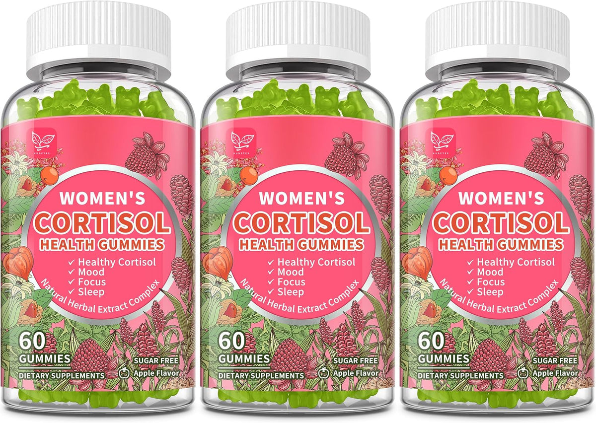 Hudetex Cortisol Supplements for Women Liquid Drops - With Ashwagandha, L-theanine, Phosphatidylserine, Rhodiola Rosea, Plus Black Pepper, Vegan, Natural Flavor, 2 Fl Oz (60 ml) - görsel 9
