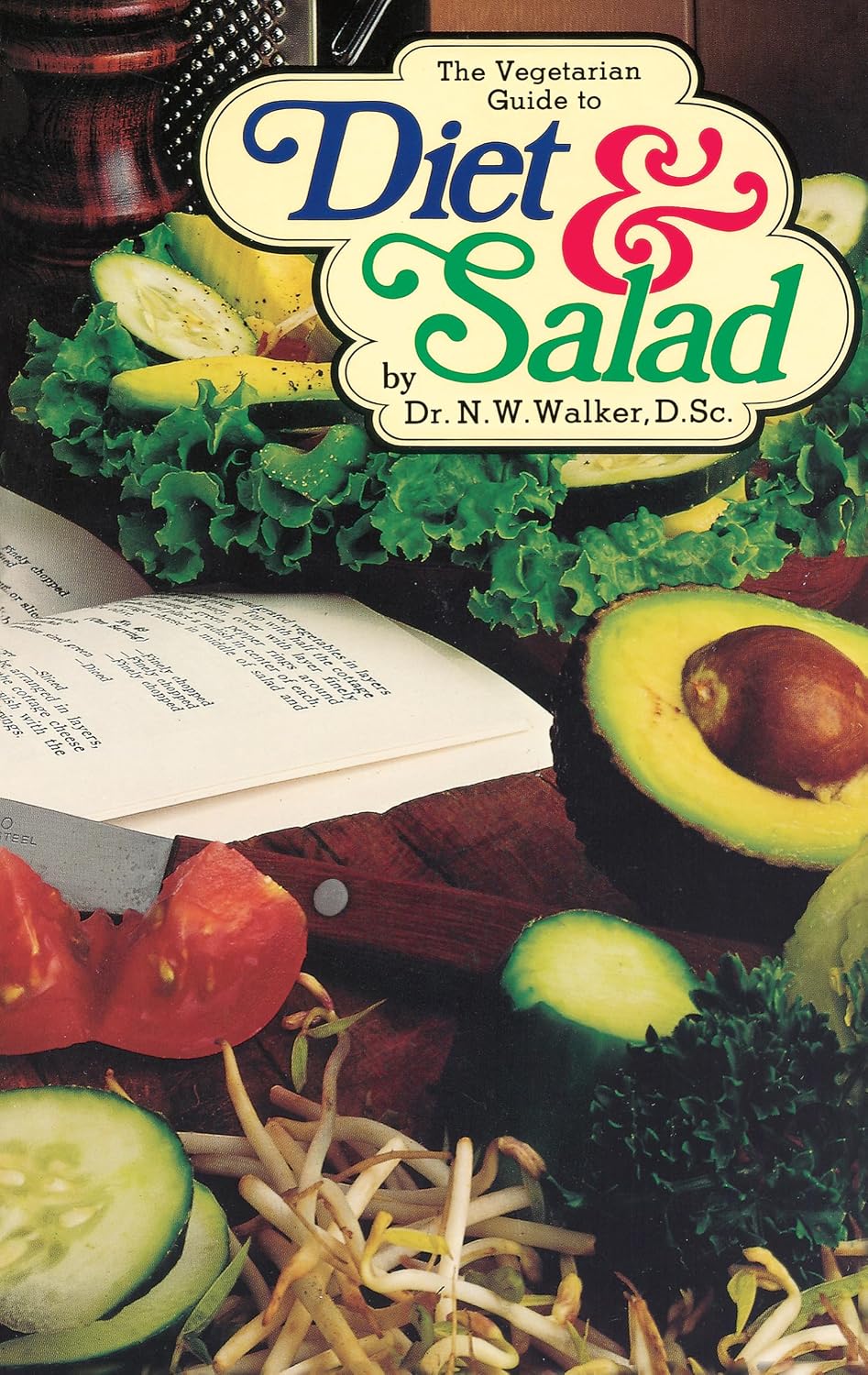 La guía vegetariana de dieta y ensaladas