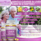 Liver Cleanse Detox & Repair Softgel Cápsulas - 15 en 1 para el Hígado