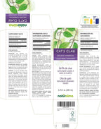 Naturalma Cat's Claw (Uncaria tomentosa) corteza Tintura sin alcohol - 200 ml Extracto líquido en gotas - Complemento herbal - Vegano