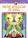 Creative Haven Native American Designs Coloring Book: Su camino a la calma, la serenidad, el alivio del estrés, el zen y la relajación (Libros para colorear para adultos: EE. UU.)