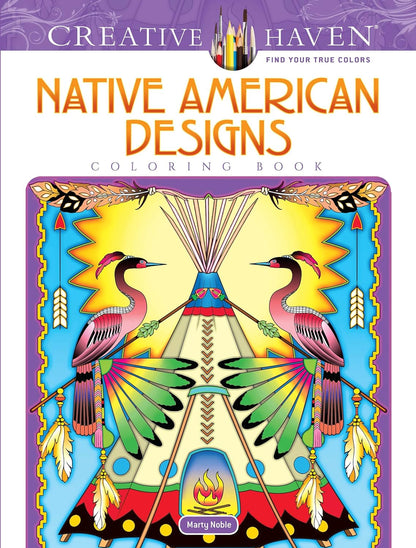 Creative Haven Diseños Nativos Americanos: – Formato: Tapa blanda, fácil de transportar y manejar. – Image 1