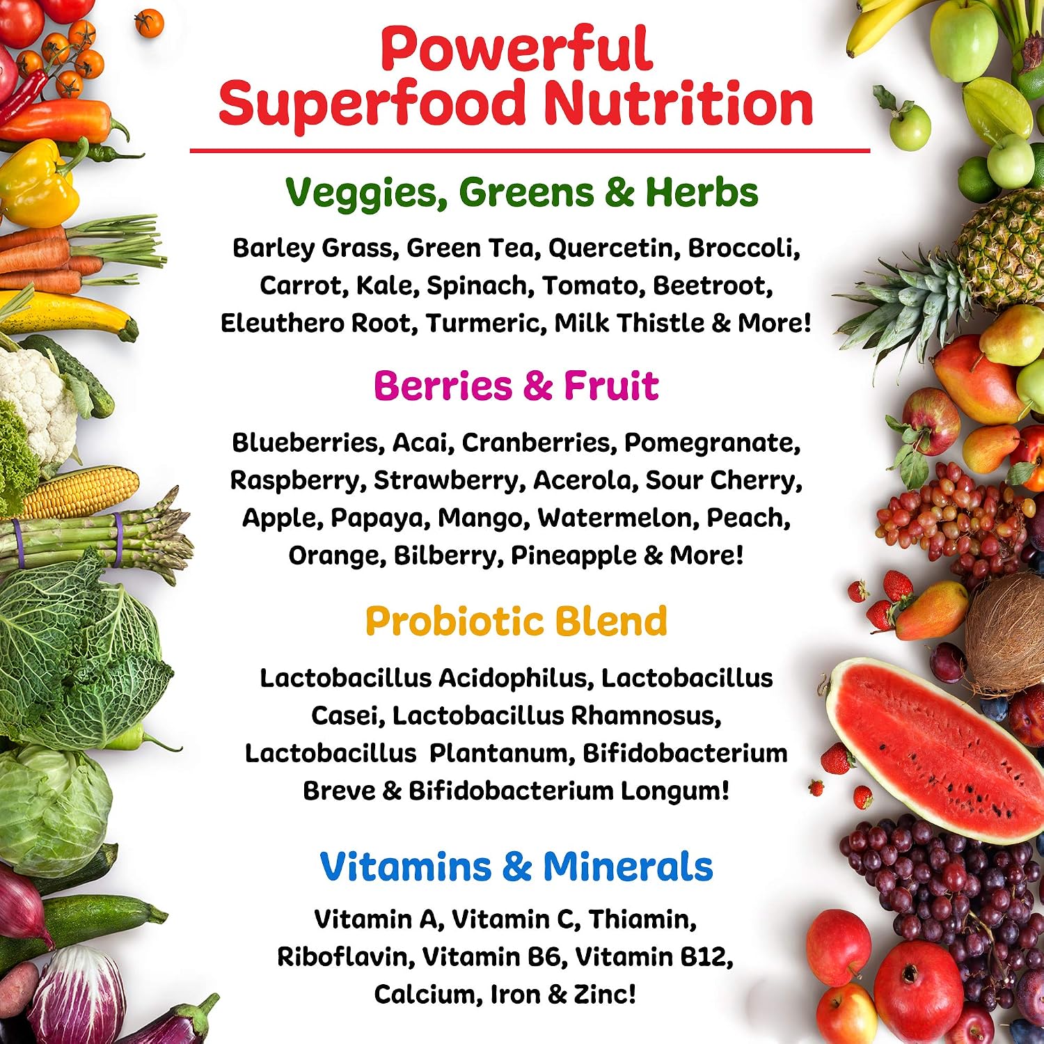 New Vitality Ruby Reds: Suplemento en polvo de frutas y verduras rojas, 311 g (30 raciones)