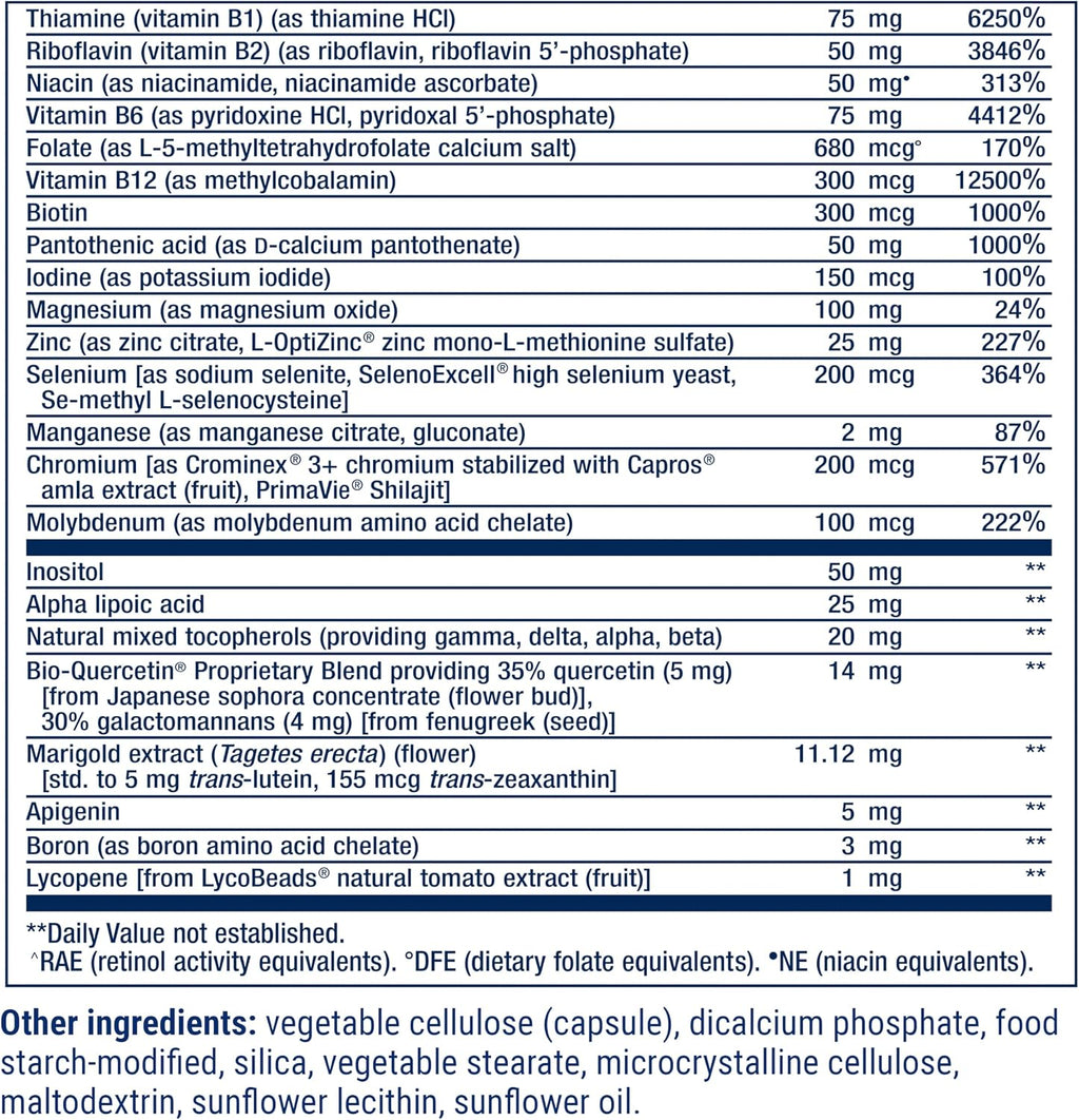 Life Extension Comprehensive Nutrient Packs Advanced - 30 Sobres con Multivitamínico, Curcumina, Aceite de Pescado y CoQ10