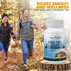 Methylated Men's Multivitamins - Multivitamínico Diario para Hombres con 44 Alimentos Orgánicos Integrales y Nutrientes Fermentados