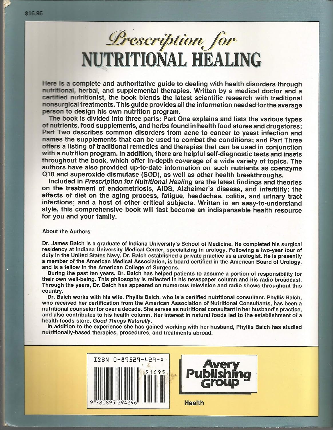 La receta para la curación nutricional
