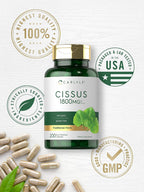 Carlyle Cissus Quadrangularis - 200 Cápsulas - Suplemento de Hierbas Tradicional