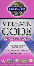 Garden of Life, Vitamin Code 50 Wiser Womens Multi, 120 Cápsulas Vegetales
