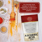 Spicy World Ácido Ascórbico 1 Libra - Polvo de Vitamina C Pura - 100% Puro, Grado Alimenticio, Grado USP