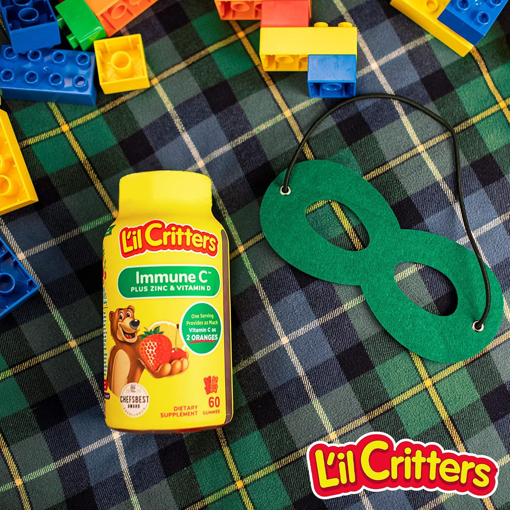 L'il Critters Gomitas Inmune C Plus Zinc y Vitamina D - 60 gomitas
