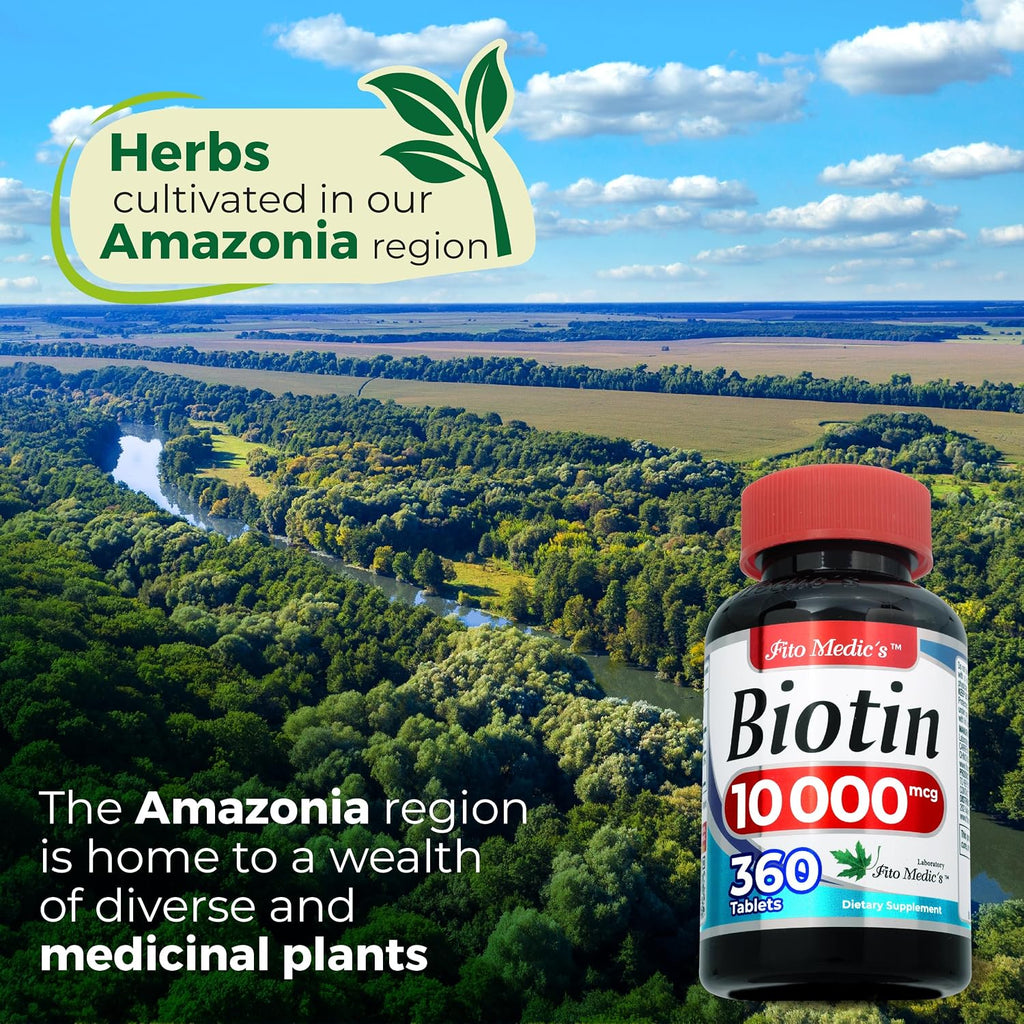 FITO MEDIC'S Lab Biotina 10000mcg - 360 Comprimidos
