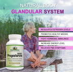Organic Farms Vitamins Progesterona 5000 - Suplemento de Progesterona Natural, 90 Comprimidos