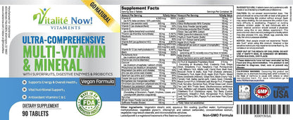 Vitalité Now! Multivitamínico Vegano – Fórmula completa y natural: Más de 110 superalimentos, hierbas, verduras y – Image 5