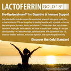 bioQuad Lactoferrin Gold 1.8 – Apoyo Inmunitario, Salud Digestiva y Absorción de Hierro – Sin Lactosa, Sin Gluten, No GMO (60 Cápsulas)