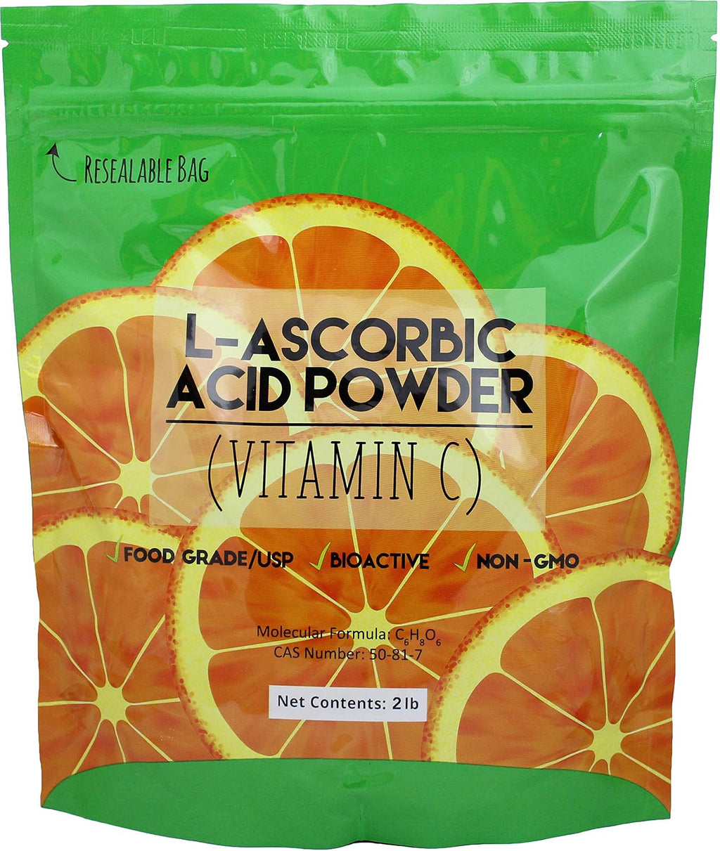 L-Ascorbic Acid Pure Powder 99+% - Vitamin C - 454 g (1 lb)