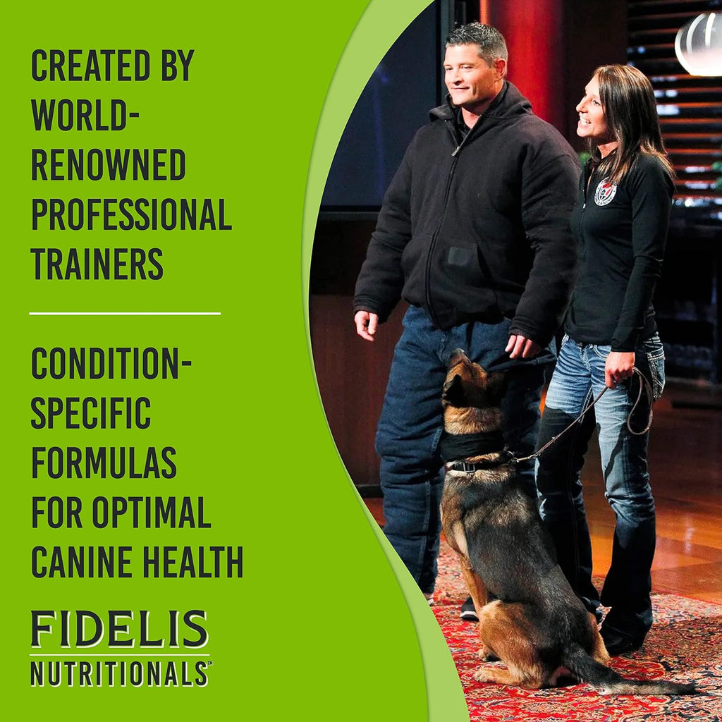 FIDELIS Probiotic Plus+ Probióticos para Perros, Salud Digestiva, 120 Masticables Sabor Pato