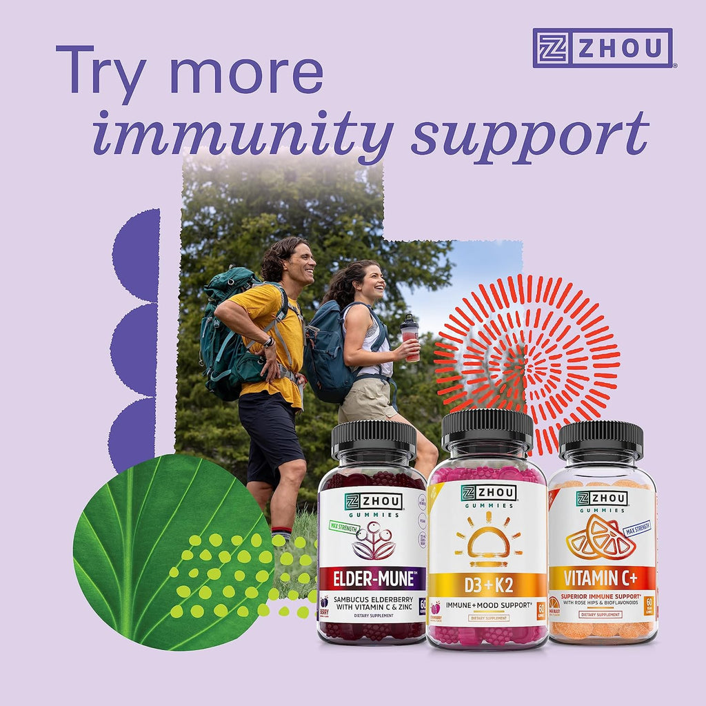 Zhou Daily Boost - Multivitamínico Probiótico para Mujeres y Hombres, 30 Cápsulas Vegetales