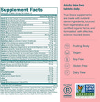True Grace Multivitamínico Diario Mujeres 50+ - 60 Comprimidos - Vegano, Sin Gluten Ni Soja