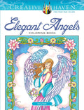 Creative Haven Elegant Angels: A Coloring Book for Adults with Relaxing Illustrations (Adult Coloring Books: Religious & Inspirational)