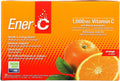 Ener-C Vitamina C 1000 mg Naranja - Bebida Electrolítica con Zinc, 30 Sobres