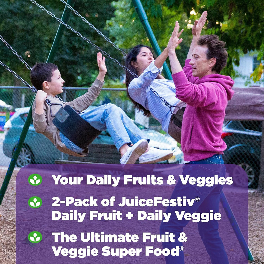 Natrol JuiceFestiv Fruit & Veggie - 120 Capsules (2 Bottles)