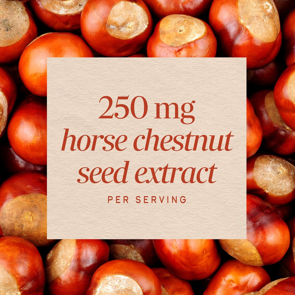 Nature's Way Horse Chestnut Extract, Premium, Standardized to 20% Aescin, Vegan, Gluten-Free, 90 Capsules