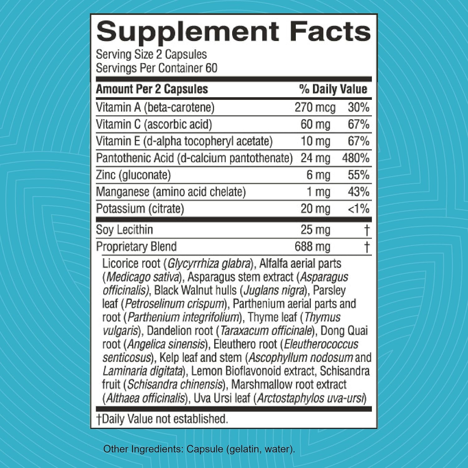 Nature's Sunshine Master Gland, 120 Cápsulas - Suplemento Multivitamínico y Mineral