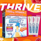 Super C Singles to Go - Pack Variado de 30 Sobres de Vitamina C en Polvo