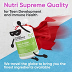 Multivitamínico para Adolescentes Nutri Supreme – Vitaminas para Chicos y Chicas de 12 a 17 Años, Fórmula Completa con Vitaminas C, D, E y Complejo B, 30 Cápsulas
