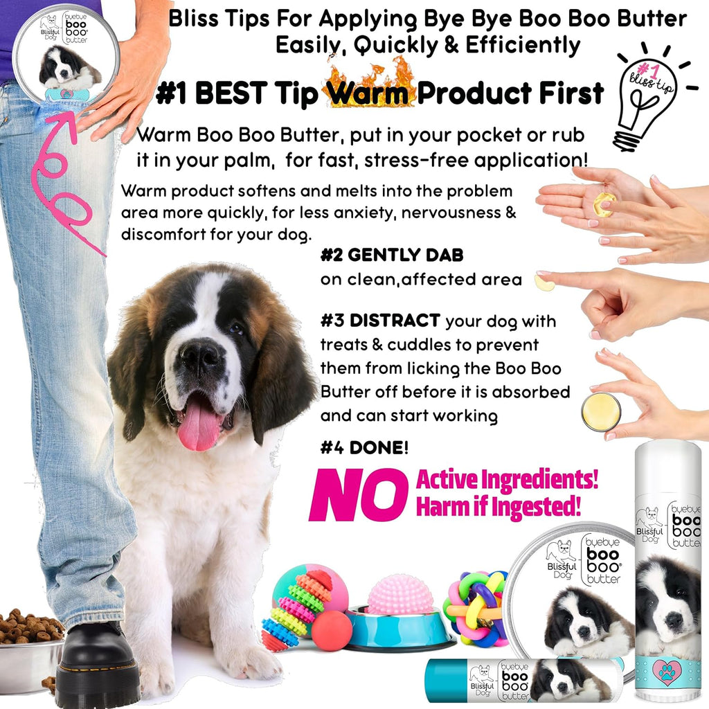 St. Bernard Booboo Butter – Natural Dog Balm (0.50 oz Tube)