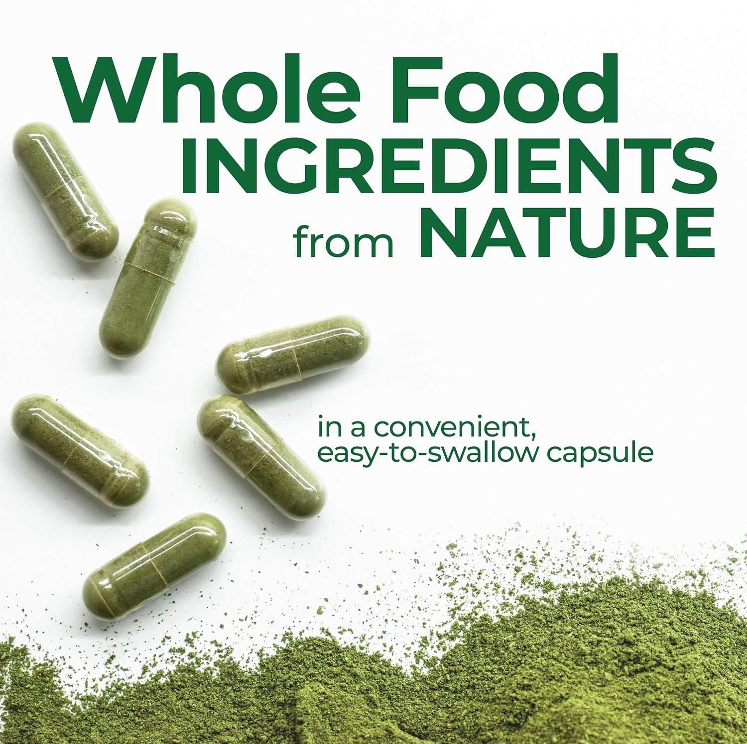 Country Farms Super Greens Vegicaps - 32 Superalimentos en Cápsulas Vegetales, 60 Cápsulas (30 Días)