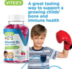 Viteey Gominolas de Vitamina D3 para Niños 1000 IU - 60 unidades