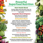 Royal Greens Superfood Powder | Polvo de Superalimentos Verdes con Probióticos y Enzimas | 305g (30 Días)