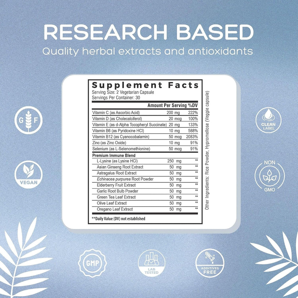Natural Cure Labs Premium Immune Support - 16 en 1