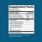 Nature's Sunshine Vitamina C con Bioflavonoides Cítricos 500 mg, 90 Comprimidos