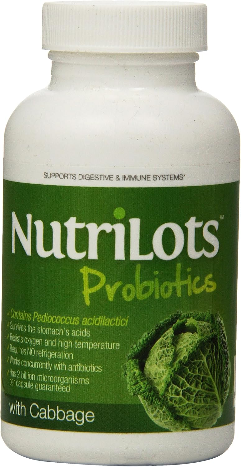 NutriLots Probiotic with Cabbage, 60 Capsules