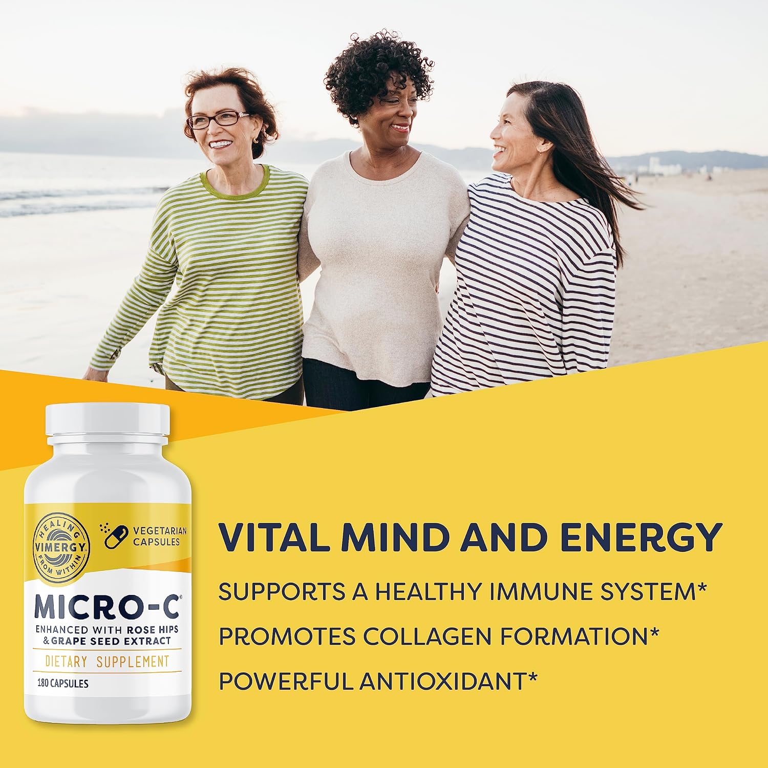 Vimergy Micro-C Vitamina C 500 mg - 180 Cápsulas