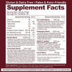 BodyHealth Reds Enhanced with PerfectAmino - Polvo de superalimentos diario con antioxidantes, adaptógenos, fitonutrientes, frutas, prebióticos, probióticos, fibra y proteína - 30 porciones