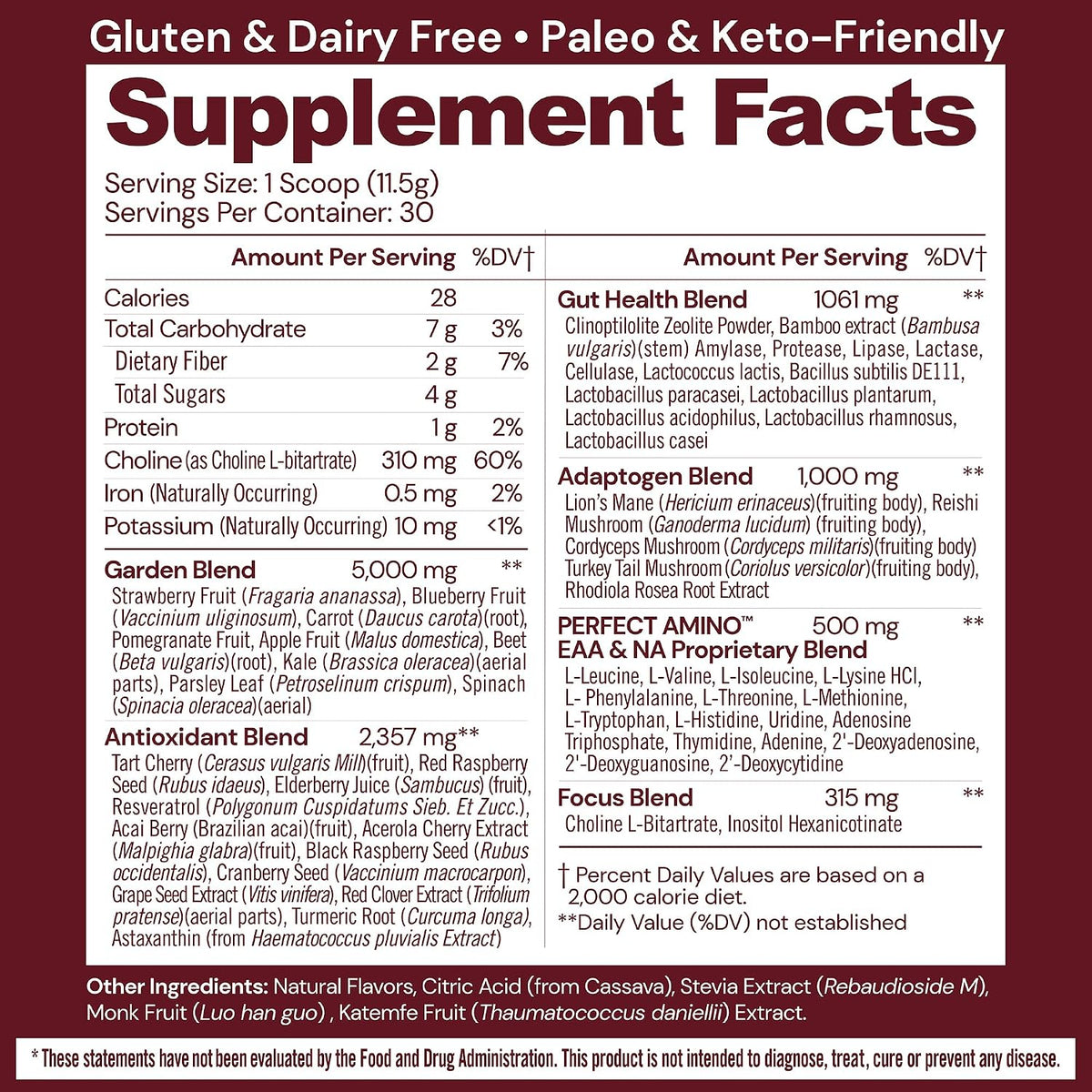 BodyHealth Reds Enhanced with PerfectAmino - – Cúrcuma: Contiene curcumina, un potente antioxidante con – Image 2